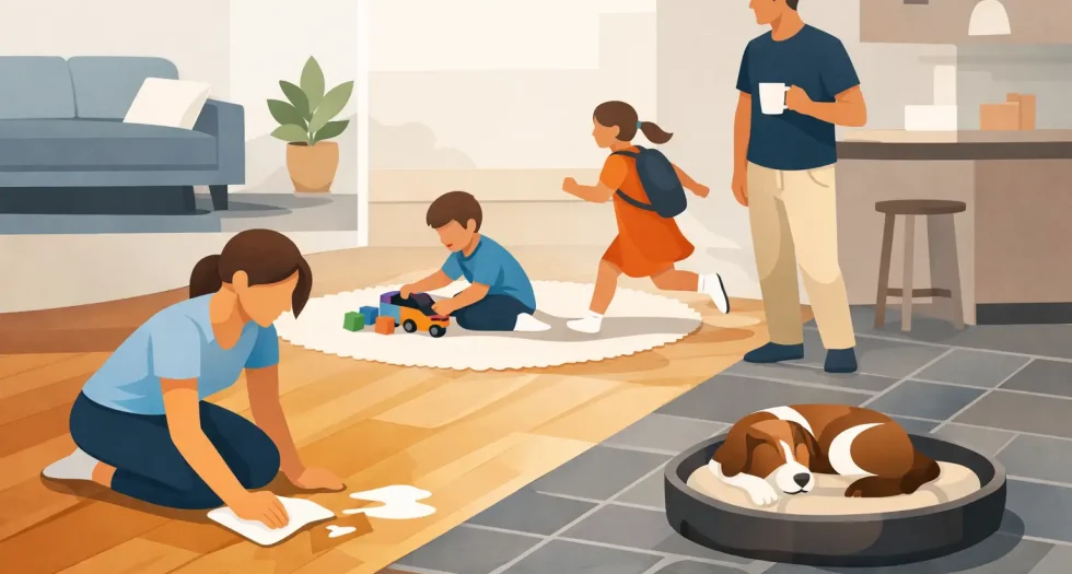 Best Flooring for Busy Households