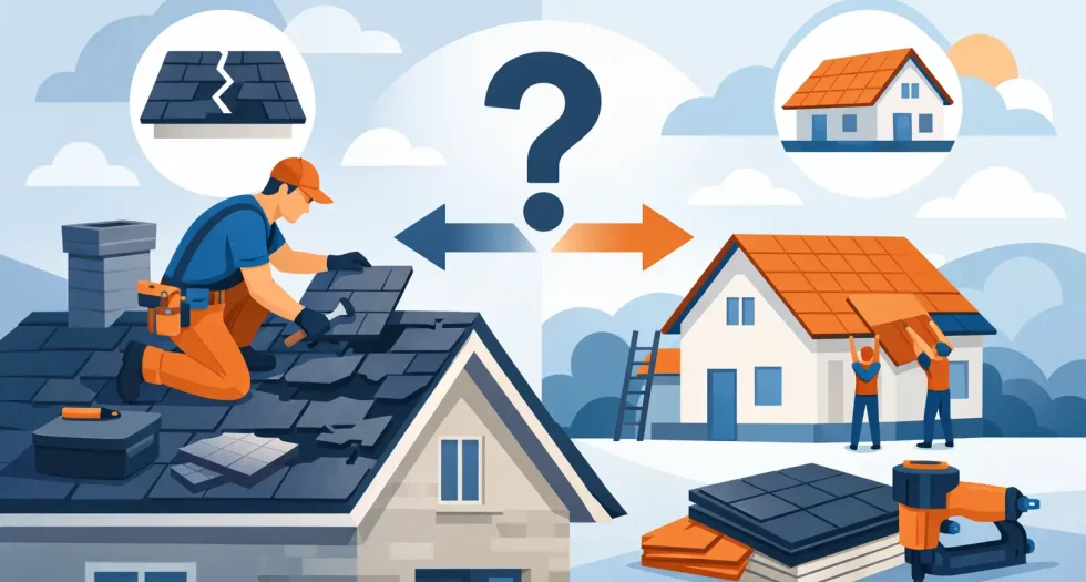 Roof Repair or Replace? How to Decide