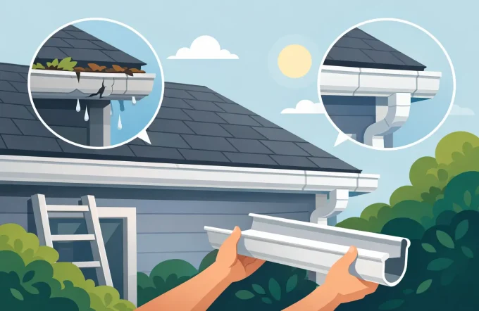 When to Replace Gutters on Your Home