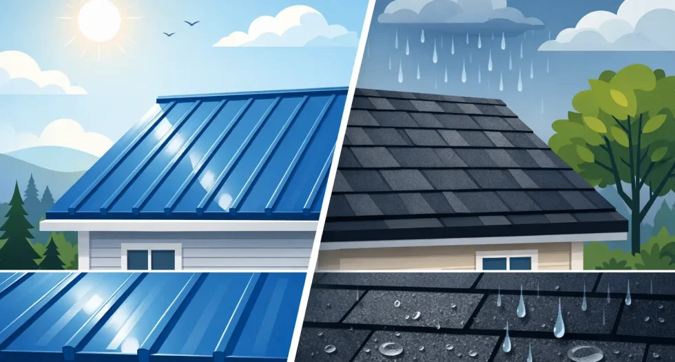 Metal Roof vs Asphalt: What Makes Sense?