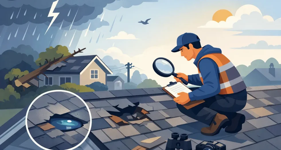 Storm Damage Roof Inspection Done Right