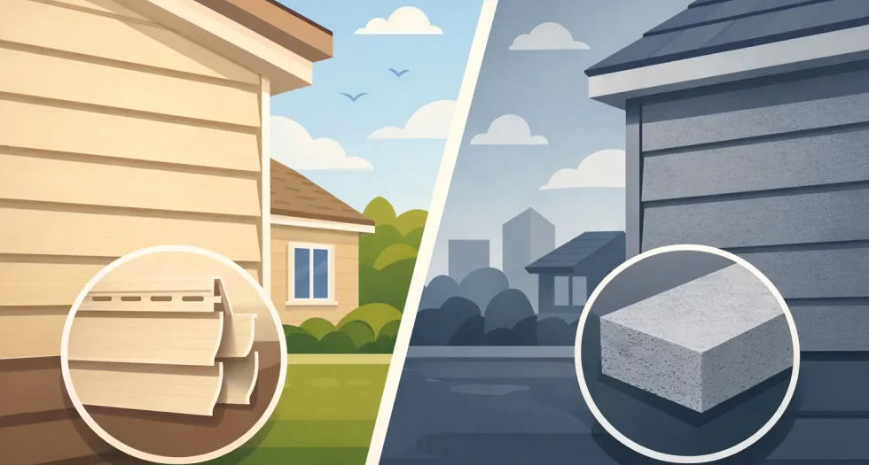 Vinyl Siding vs Fiber Cement