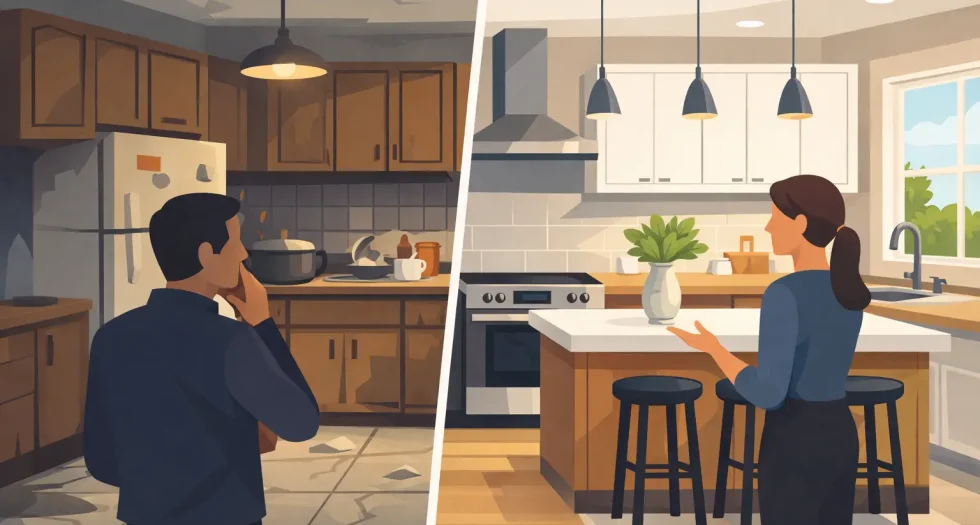 Kitchen Remodel Before After That Adds Value