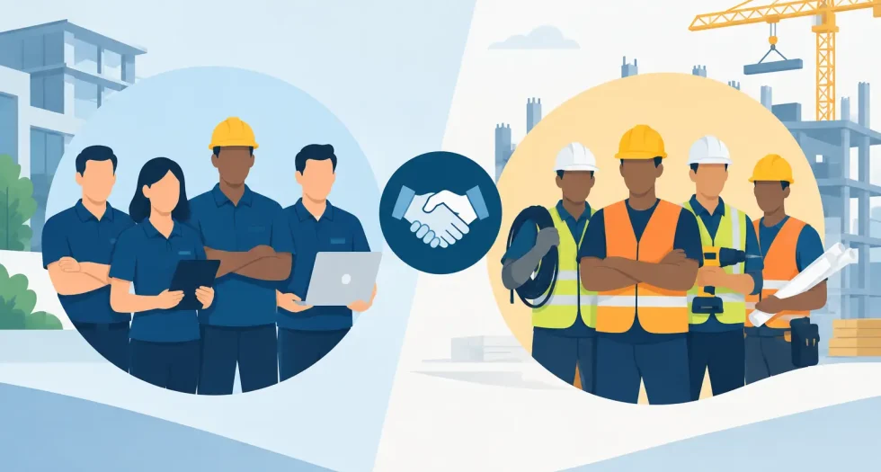 In-House Versus Subcontracted Contractors