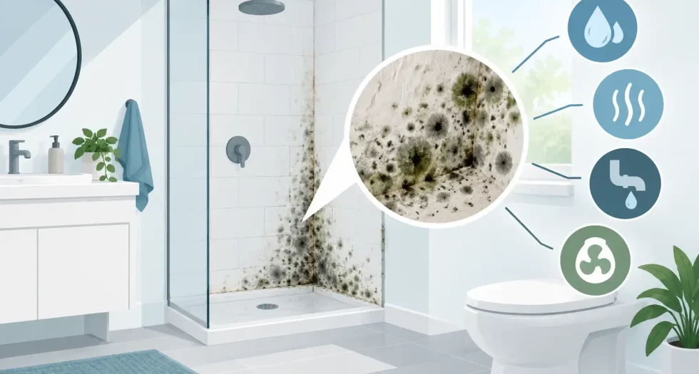 What Causes Bathroom Mold Issues in Homes?