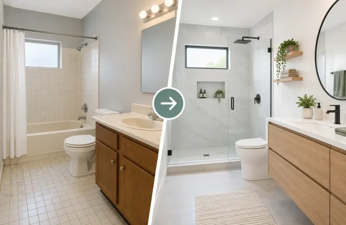 Bathroom Remodel Before and After That Works