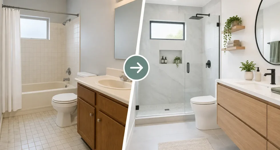 Bathroom Remodel Before and After That Works