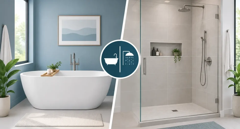 Bathtub Versus Walk In Shower for Your Home