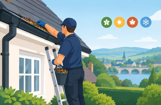 Gutter Cleaning Frequency for Berkshire Homes
