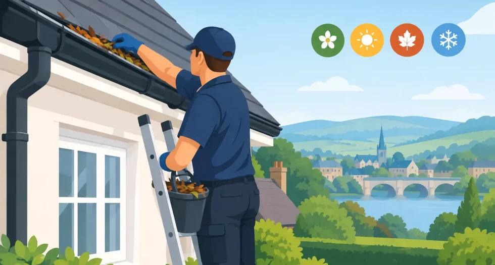 Gutter Cleaning Frequency for Berkshire Homes